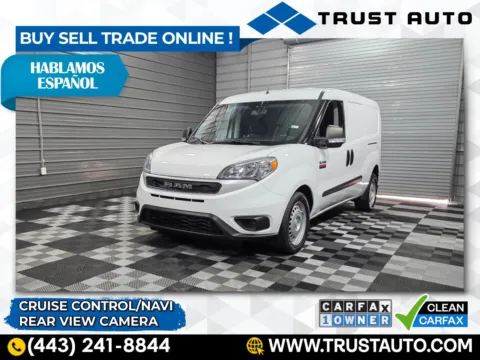 White 2022 Ram ProMaster City Cargo Minivan/Van for sale in Sykesville, MD