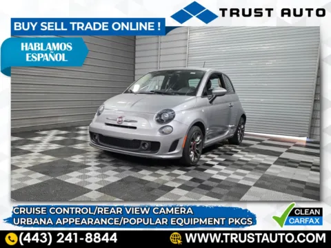 Silver 2018 FIAT 500 Pop Hatchback w/Automatic for sale in Sykesville, MD