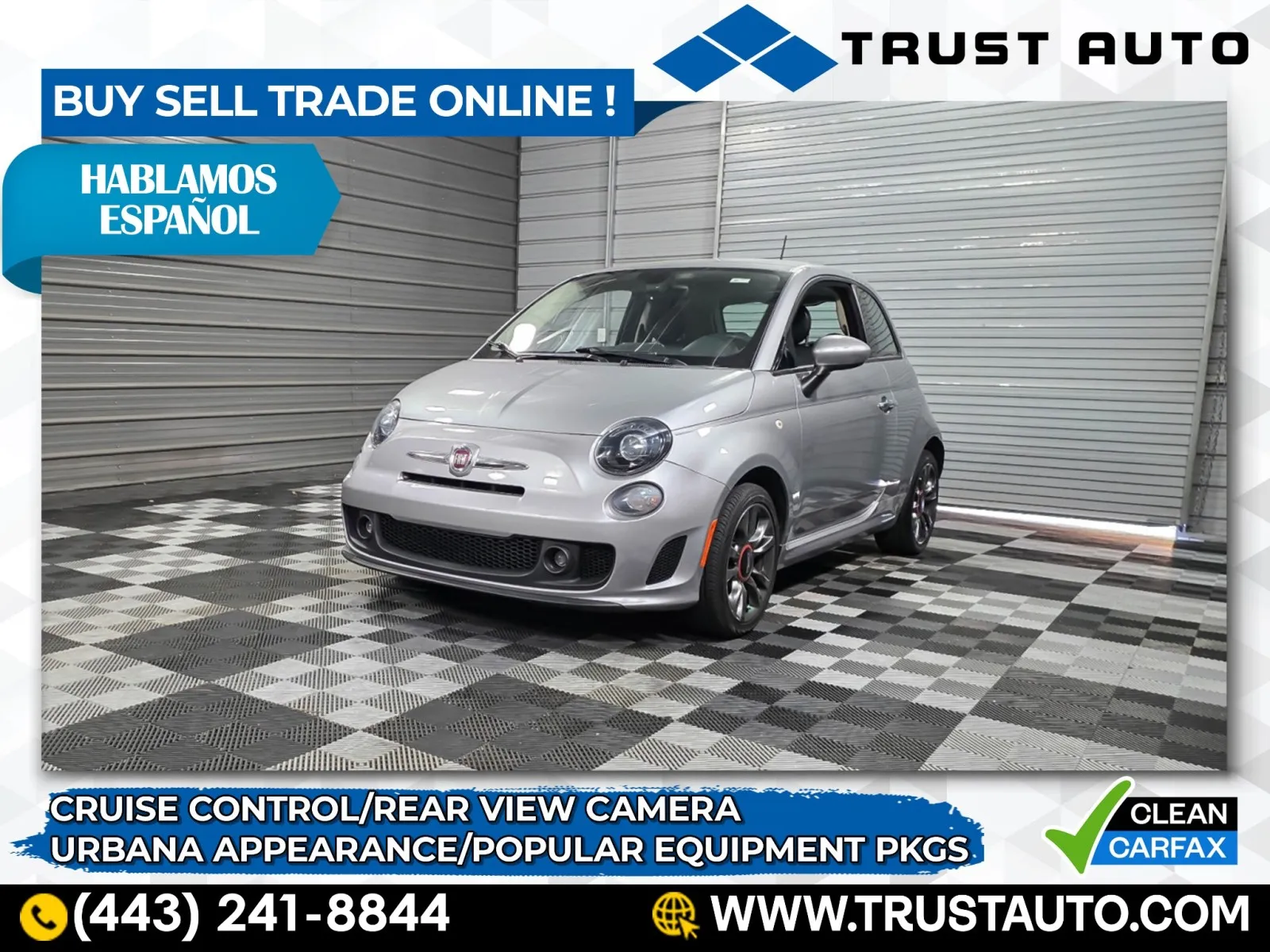 2018 FIAT 500 Pop Hatchback w/Automatic for sale in Sykesville, MD