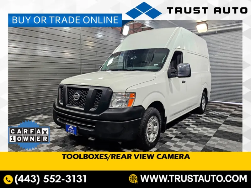 2016 Nissan NV2500 Cargo SV V8 High Roof Minivan/Van w/Toolboxes for sale in Sykesville, MD