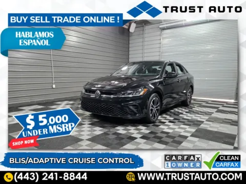 Black 2025 Volkswagen Jetta Sport 4-Door Sedan for sale in Sykesville, MD