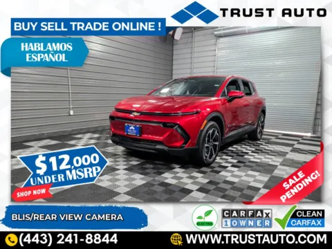Red 2025 Chevrolet Equinox EV LT Electric SUV for sale in Sykesville, MD