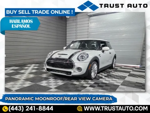 White 2020 MINI Hardtop 2 Door Cooper S Hatchback for sale in Sykesville, MD