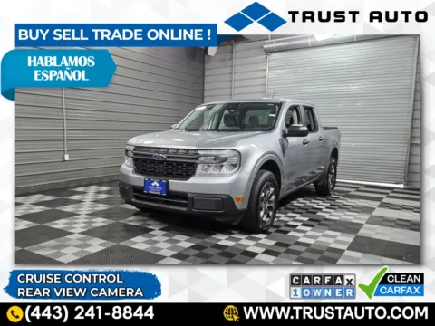Silver 2024 Ford Maverick XLT SuperCrew Pickup Truck for sale in Sykesville, MD