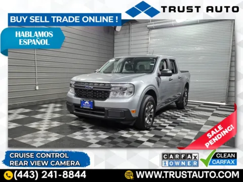 Silver 2024 Ford Maverick XLT SuperCrew Pickup Truck for sale in Sykesville, MD