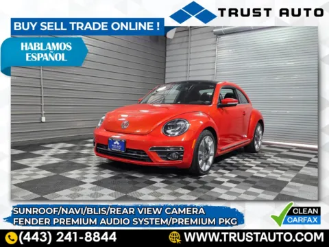 Black 2019 Volkswagen Beetle SE Hatchback w/Premium Pkg for sale in Sykesville, MD
