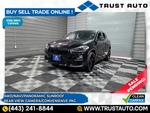 Black 2019 BMW X2 xDrive28i AWD SUV w/Convenience Pkg for sale in Sykesville, MD