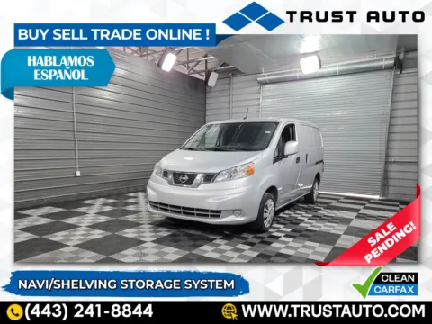 Silver 2019 Nissan NV200 Compact Cargo SV Minivan/Van w/Shelving Storage System for sale in Sykesville, MD