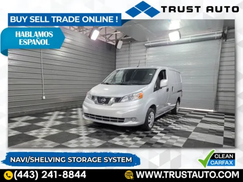 Silver 2019 Nissan NV200 Compact Cargo SV Minivan/Van w/Shelving Storage System for sale in Sykesville, MD