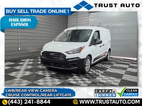 White 2022 Ford Transit Connect XL LWB Minivan/Van w/Rear Liftgate for sale in Sykesville, MD