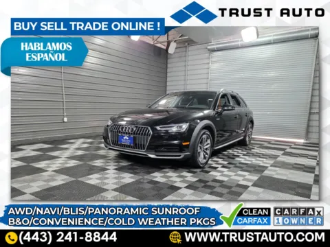 Black 2018 Audi A4 allroad 2.0 TFSI QUATTRO Premium Plus AWD Wagon for sale in Sykesville, MD