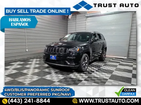 Black 2020 Jeep Grand Cherokee Limited X 4WD SUV W/Customer Preferred Pkg for sale in Sykesville, MD