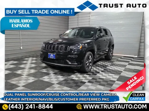 Black 2020 Jeep Grand Cherokee Limited X 4WD SUV for sale in Sykesville, MD