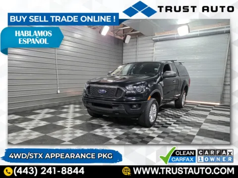 Black 2023 Ford Ranger XL 4WD SuperCab Pickup Truck for sale in Sykesville, MD