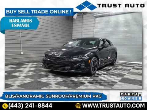 Black 2021 Kia K5 GT-Line Sedan w/Premium Pkg for sale in Sykesville, MD