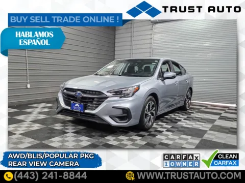 Silver 2025 Subaru Legacy Premium AWD 4-Door Sedan for sale in Sykesville, MD