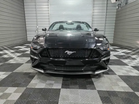 Another view of 2019 Ford Mustang GT Premium Soft-Top Convertible 5.0L V8 Sport Coupe for sale in Sykesville, MD at Trust Auto