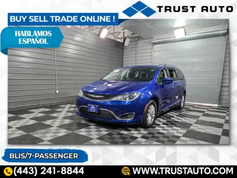 Blue 2019 Chrysler Pacifica Touring L 7-Passenger Minivan/Van for sale in Sykesville, MD