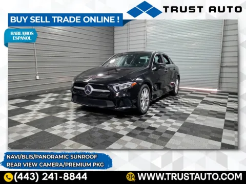 Black 2019 Mercedes-Benz A-Class A 220 4-Door Sedan w/Premium Pkg for sale in Sykesville, MD
