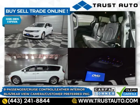 White 2019 Chrysler Pacifica Touring L 35th Anniversary 8-Passenger Minivan/Van for sale in Sykesville, MD