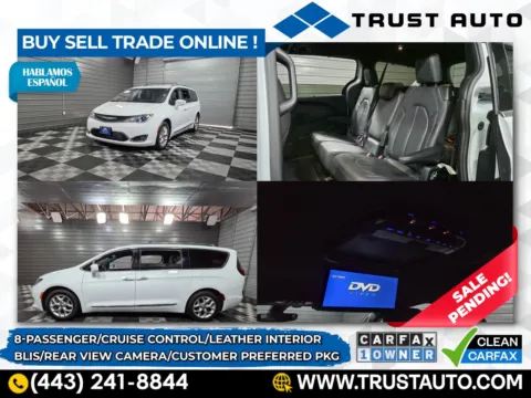 White 2019 Chrysler Pacifica Touring L 35th Anniversary 8-Passenger Minivan/Van for sale in Sykesville, MD