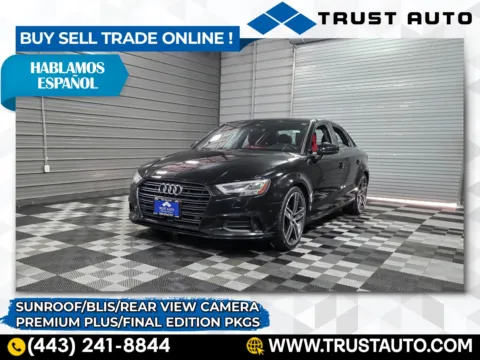 Black 2020 Audi A3 40 TFSI Premium Plus Sedan for sale in Sykesville, MD
