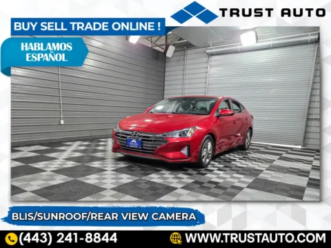 Red 2019 Hyundai Elantra Value Edition Sedan for sale in Sykesville, MD