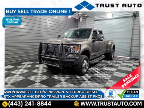 Gray 2022 Ford Super Duty F-350 DRW XL 4WD Crew Cab 8FT Bed Dually Power Stroke Diesel Pickup Truck for sale in Sykesville, MD