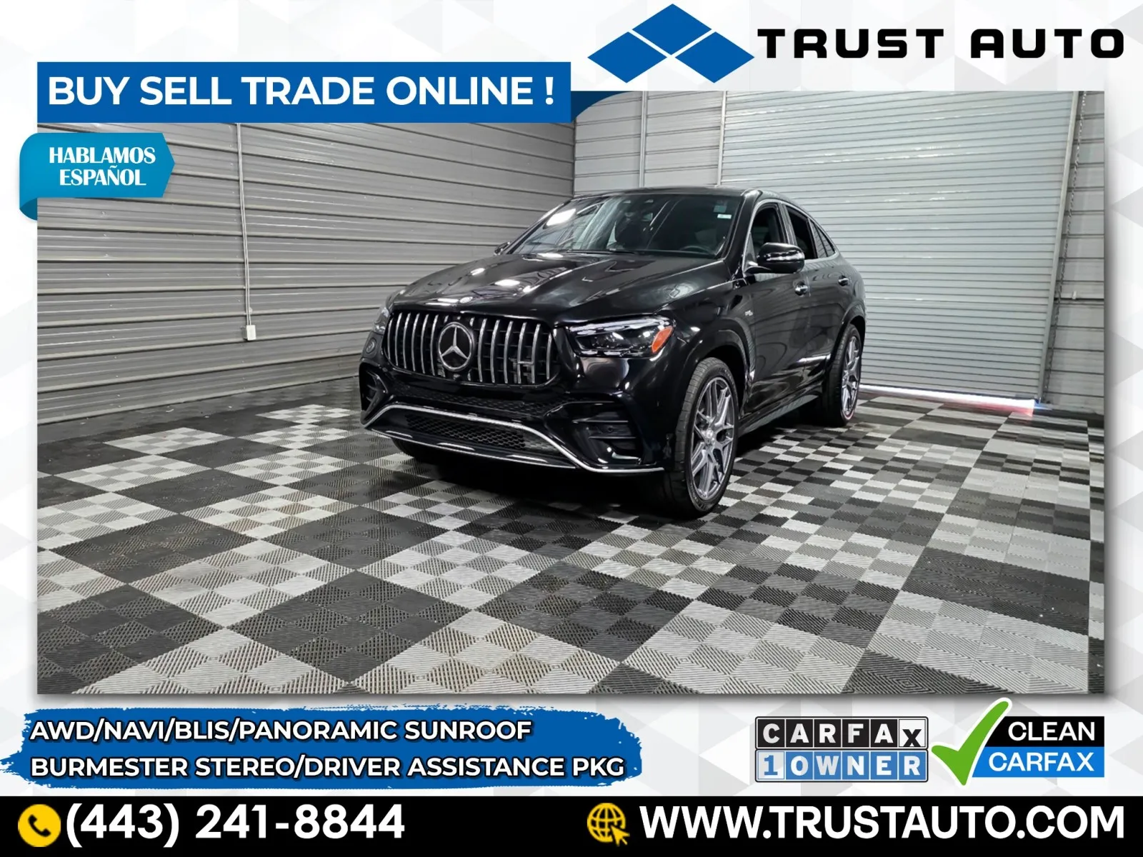 2024 Mercedes-Benz GLE AMG 53 4MATIC+ Coupe AWD SUV w/Driver Assistance Pkg for sale in Sykesville, MD