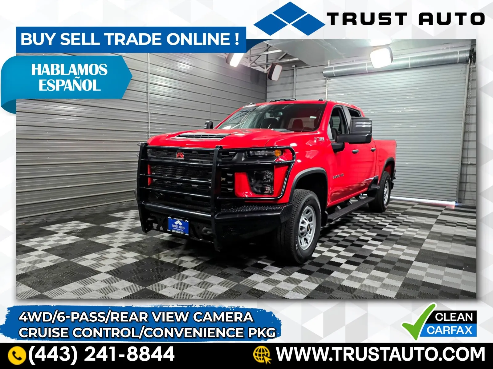 2022 Chevrolet Silverado 3500HD WT 4WD Crew Cab 6-Pass Pickup Truck w/Convenience Pkg