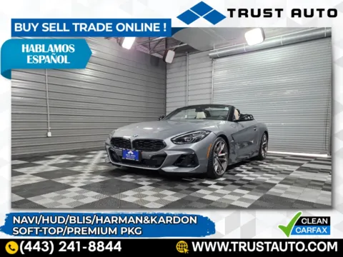 Gray 2023 BMW Z4 M40i Soft-Top Luxury Convertible for sale in Sykesville, MD