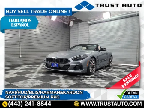 Gray 2023 BMW Z4 M40i Soft-Top Luxury Convertible for sale in Sykesville, MD
