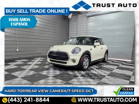 White 2021 MINI Hardtop 2-Door Cooper Hatchback for sale in Sykesville, MD
