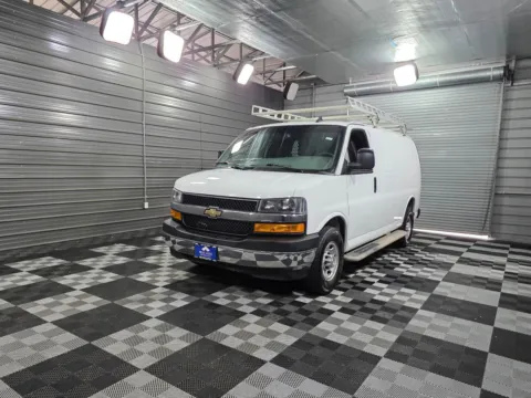Blue 2021 Chevrolet Express Cargo Van 2500 for sale in Sykesville, MD