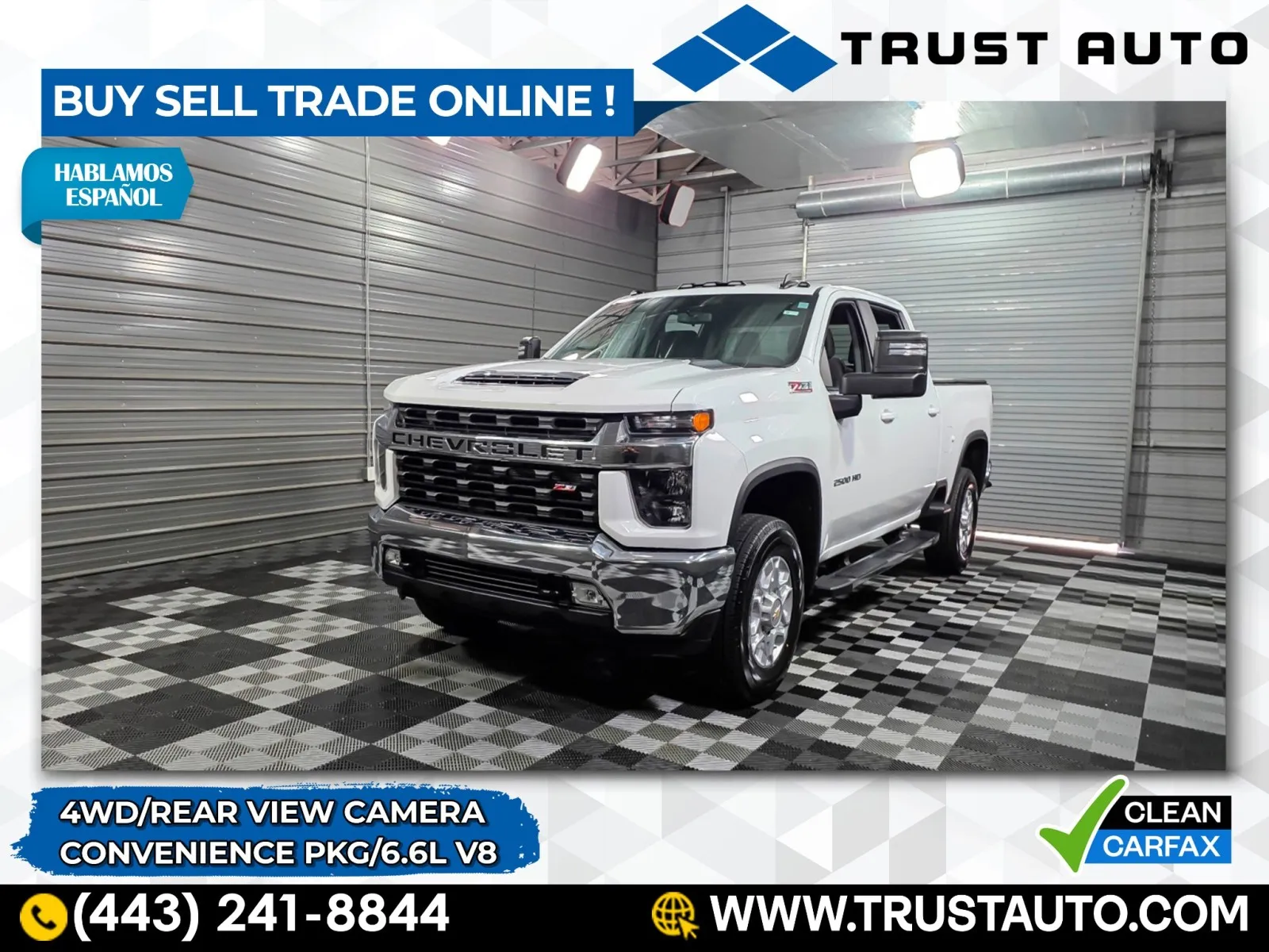 2022 Chevrolet Silverado 2500HD LT 4WD Crew Cab 6.6L V8 Pickup Truck w/Convenience Pkg for sale in Sykesville, MD