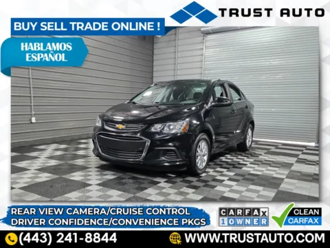 Black 2020 Chevrolet Sonic LT Sedan for sale in Sykesville, MD