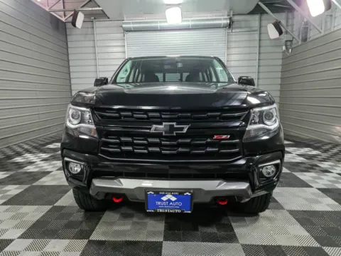Another view of 2021 Chevrolet Colorado Z71 4WD Crew Cab Duramax Turbo Diesel Pickup Truck w/Midnight Edition for sale in Sykesville, MD at Trust Auto