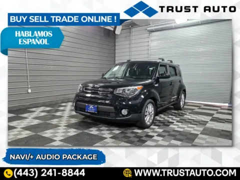 Black 2017 Kia Soul + Hatchback w/Audio Pkg for sale in Sykesville, MD