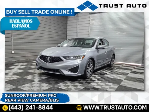 Silver 2019 Acura ILX Sedan w/Premium Pkg for sale in Sykesville, MD