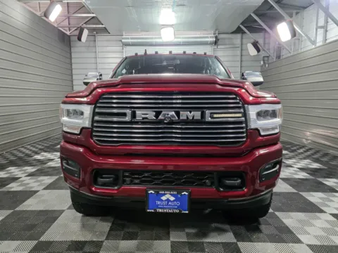Another view of 2019 Ram 3500 Laramie 4WD Crew Cab Cummins Diesel Pickup Truck w/Level 2 Equipment Group for sale in Sykesville, MD at Trust Auto