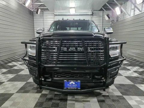 Another view of 2020 Ram 3500 DRW Laramie 4WD Crew Cab 8FT Long Bed Turbo Diesel Pickup Truck w/Level 1 Equipment Group for sale in Sykesville, MD at Trust Auto