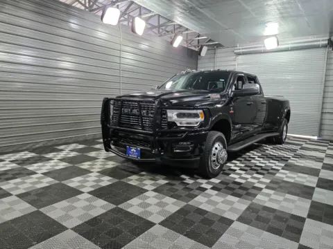 Black 2020 Ram 3500 DRW Laramie 4WD Crew Cab 8FT Long Bed Turbo Diesel Pickup Truck w/Level 1 Equipment Group for sale in Sykesville, MD