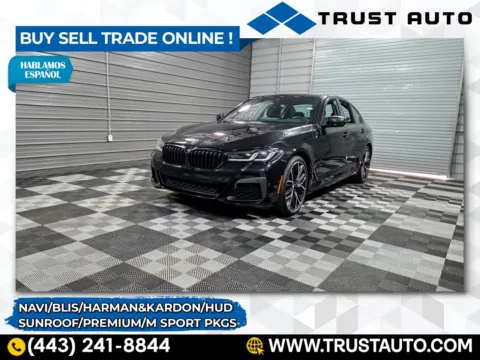 Gray 2022 BMW 5 Series 540i Luxury 4-Door Sedan w/Premium/M Sport Pkgs for sale in Sykesville, MD
