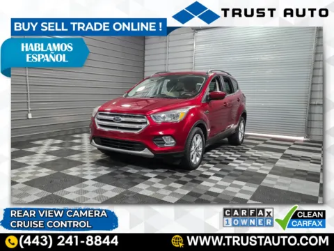 Red 2018 Ford Escape SE SUV for sale in Sykesville, MD