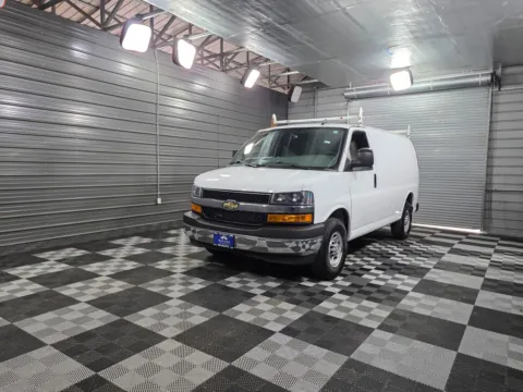 Blue 2021 Chevrolet Express Cargo Van 2500 for sale in Sykesville, MD