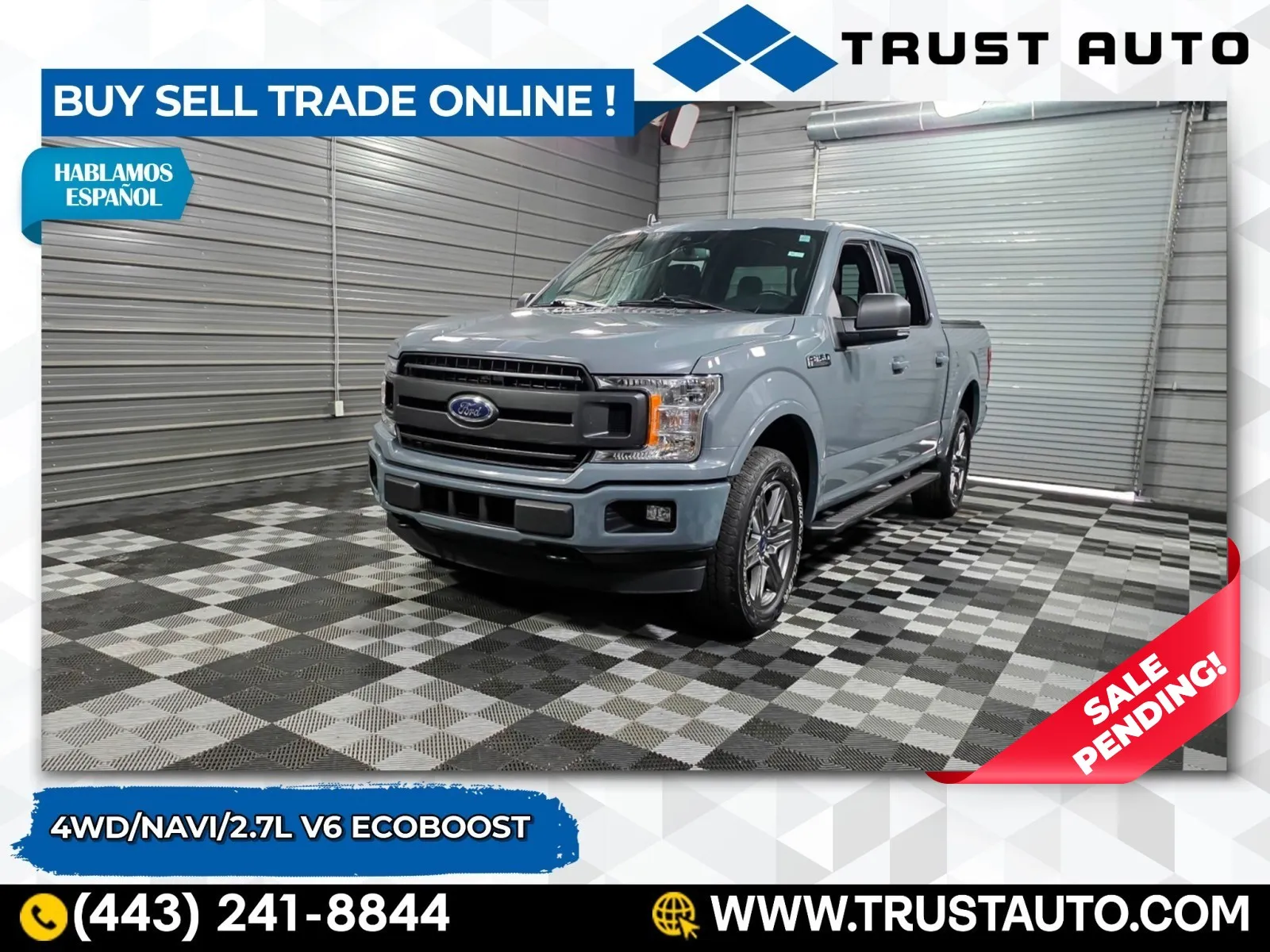 2020 Ford F-150 XLT 4WD SuperCrew Pickup Truck w/Sport Pkg for sale in Sykesville, MD