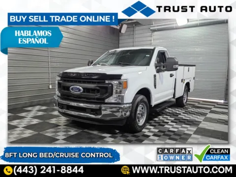 White 2022 Ford Super Duty F-250 SRW XL Crew Cab RWD 8FT Long Bed Pickup Truck for sale in Sykesville, MD