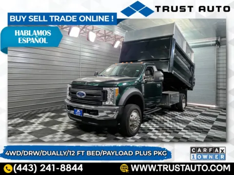 Gray 2018 Ford F-550 Super Duty Chassis XL 169WB Regular Cab Dually 12FT Bed DRW 4WD for sale in Sykesville, MD