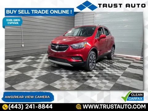Red 2021 Buick Encore Preferred AWD SUV for sale in Sykesville, MD