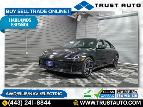 Green 2023 Hyundai IONIQ 6 SEL AWD Electric Luxury SUV for sale in Sykesville, MD